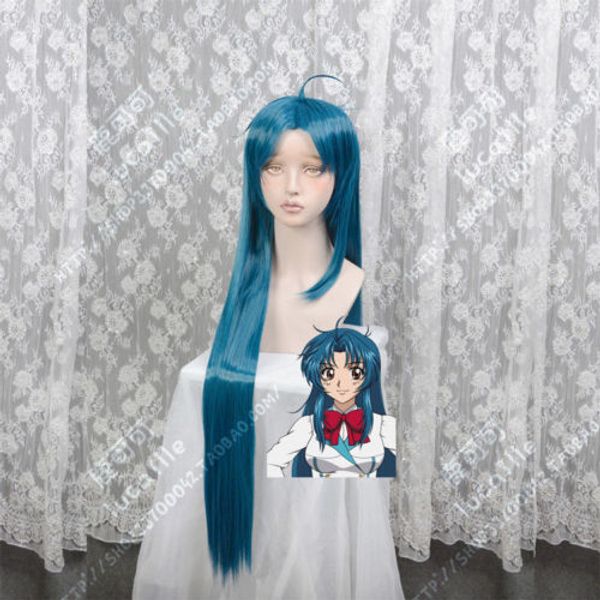 

full metal panic chidori kaname costume cosplay anime wig, Black