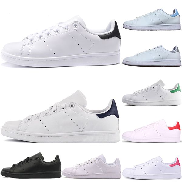 

Top quality women men stan shoes designer fashion triple white black smith sneakers Casual mens womens leather sport classic flats shoes