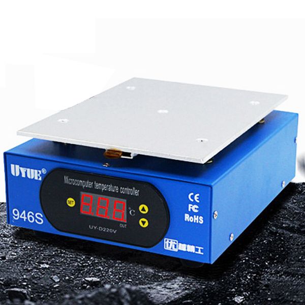 

220v/110v heating platform lcd separator plate soldering preheat 9.6 inch digital pre-heater station solder 946 s machine