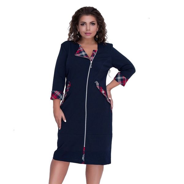 

женская одежда bodycon платье 5xl 6xl 2019 размеры осень большой размер платья женщин вскользь лоскутная женщины зима плюс платье молния лед, Black;gray