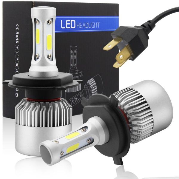 

imewe h4 h7 h11 h1 h3 9005 9006 cob car led headlight bulbs hi-lo beam 72w 8000lm 6500k auto headlamp fog light bulb dc12v 24v