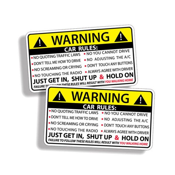 

universal reflective stickers car bodywork decorative paster motorcycle triangle warning label diy reflective warning sticker