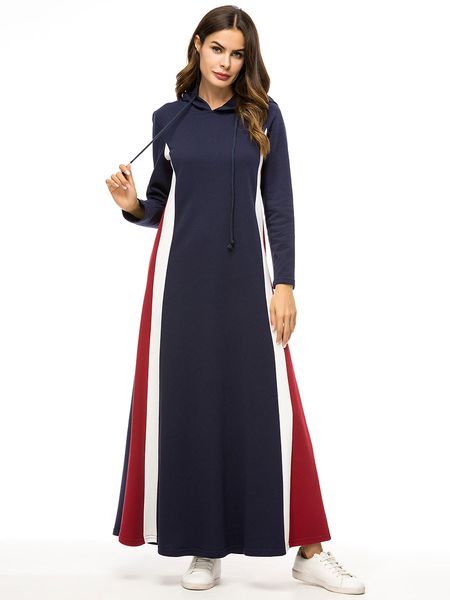 

bangladesh dubai abaya robe women plus size kaftan islamic clothing casual long dress muslim clothes hoodie hoofddoek moslima, Red