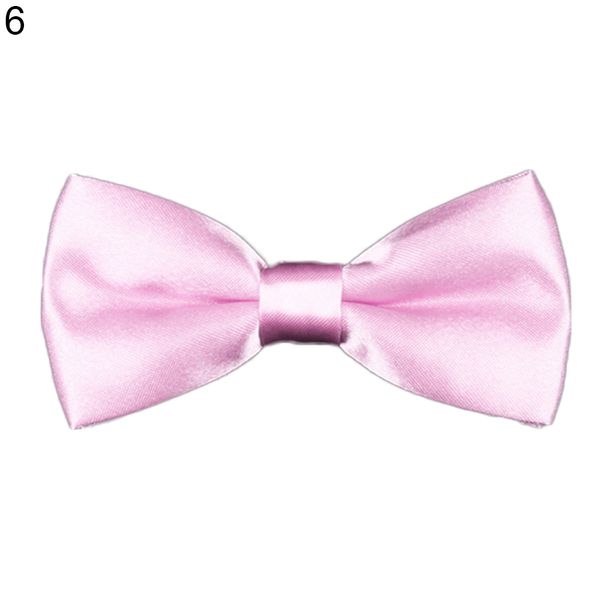 

fashion solid color bow tie adjustable formal occasions ties wedding boy girl bow tie, Red;brown