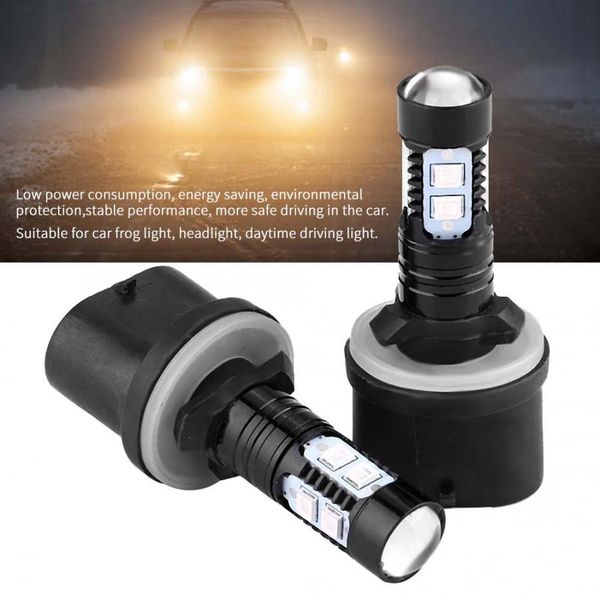 

led lamp for auto 2x 880 10000k super white 50w led headlight bulbs kit fog car driving light auto accessories