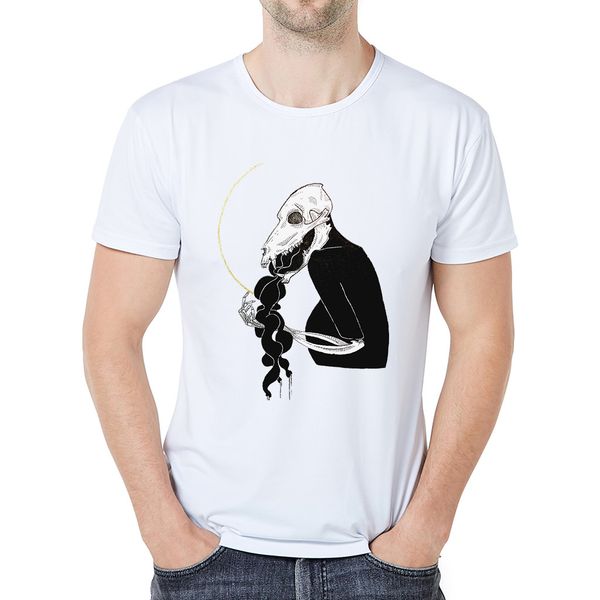 

2019 men hip hop t shirt streetwear summer men's casual fashion round neck short-sleeved modal cotton t-shirt z0408, White;black