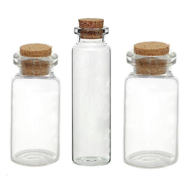 

glass bottles small vase tiny bottles jewelry vial potion glass & wooden box wishing gift jewelry storage boxes organizer 5pcs