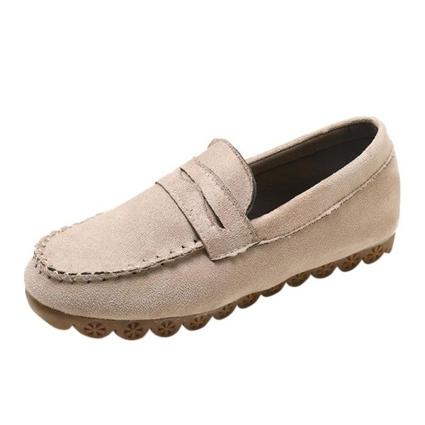 

sagace womens casual shoes new fashion women's solid color round toe flat casual shoe lazy shoes fashion new single, Black