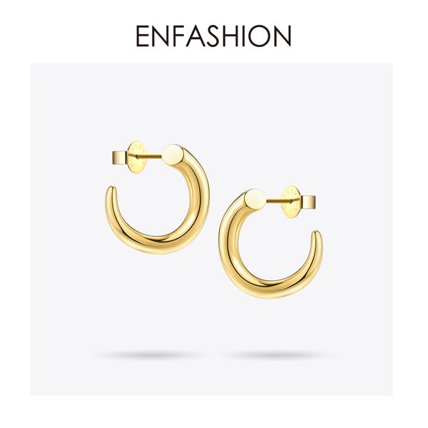 

enfashion панк серьги стержня из нержавеющей стали золотой цвет серьги геометрические серьги зубов для женщин модные ювелирные изделия eb171, Golden;silver