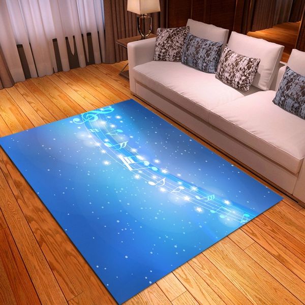 

музыка примечание полиэстер коврики коврики для гостиной спальни гитары пламени печати ковер коврики дети игра коврики для дома