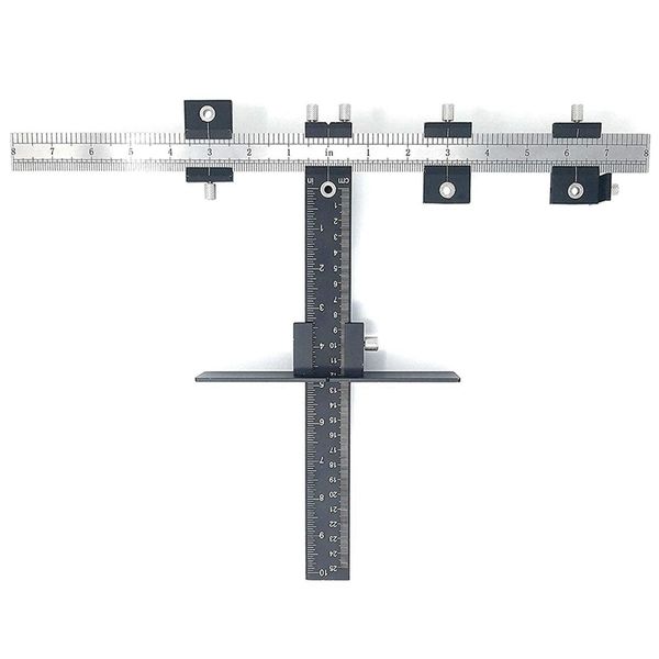 

xd-cabinet hardware jig | drawer knobs and pulls template tool for drilling holes on wood | adjustable drill guide tools for