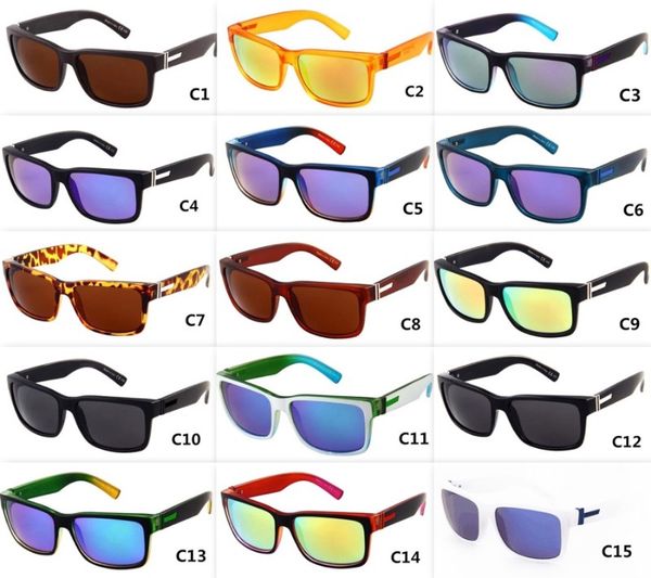 

15 colors mens sports sunglasses cool outdoor eyewear uv400 vz001 mix models logo wholesale eyeglasses, White;black