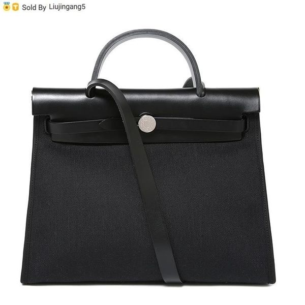 

liujingang5 39 bag herbag canvas handbag totes handbags shoulder bags backpacks wallets purse, Black;brown