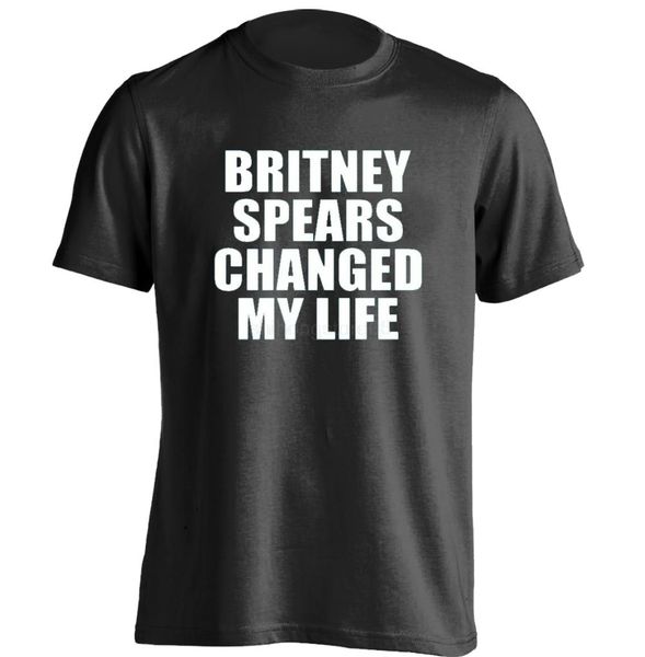 

britney spears changed mens & mens baseballer t shirt design t shirt, White;black