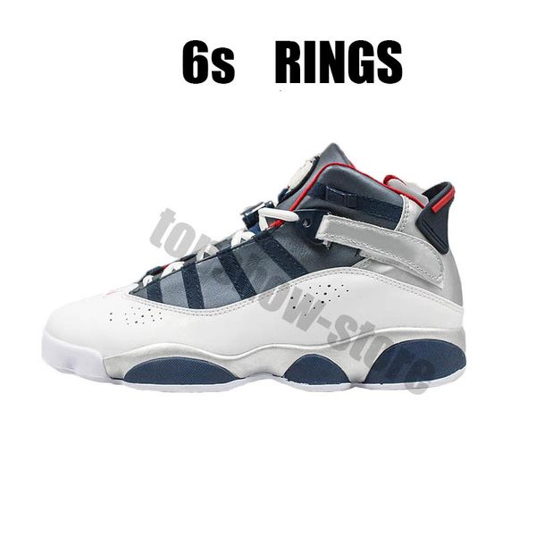

new jumpman 6 6s rings champion pack blue white men women athletic sport shoes designer trainer