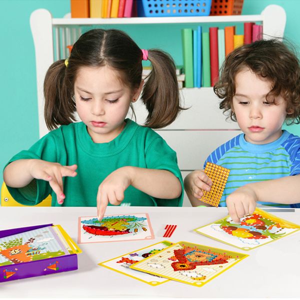 

20pc cartoon in diamond coloring drawing sticker handmade diy toy sets painting graffiti education gift for children birthday t200401