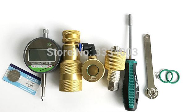 

common rail injector disassemble tool measuring tool diesel oil return armature lift for cat 320d, common rail repair