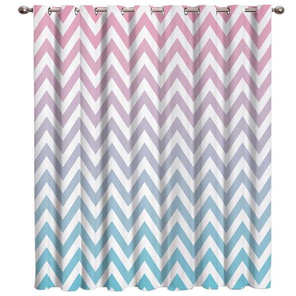 

geometric gradient ripple room curtains large window curtain lights blackout kitchen indoor kids window treatment sets curtains