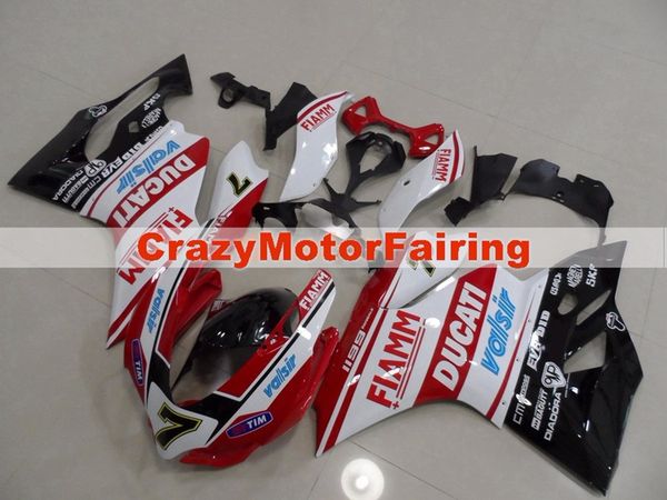 

new style abs injection mold bike motorcycle plastic fairings kits fit for ducati 899 1199 2013-2014 13 14 fairing bodywork set red black