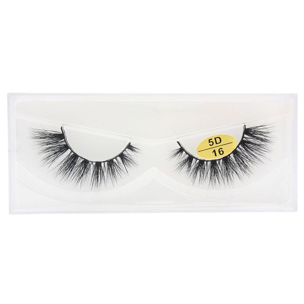

5d mink eyelashes curling natural long lifelike 1 pair lot false lashes hand made