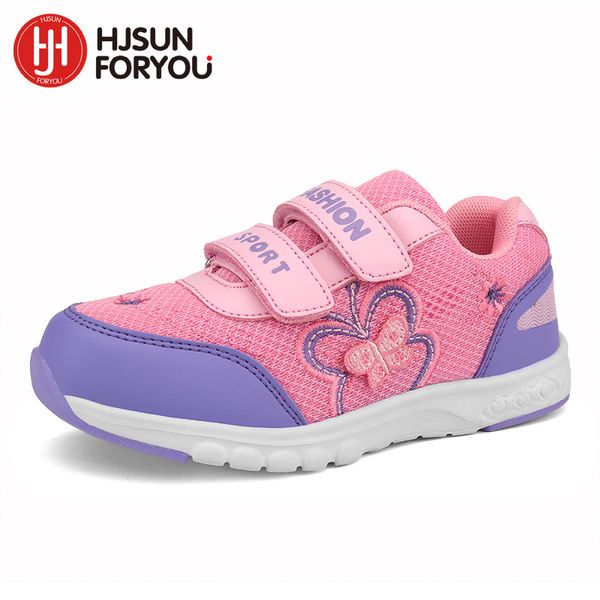 

2019 children casual shoes girls embroidery pattern shoes kids fashion sneakers boys casual sport child butterfly, Black;red
