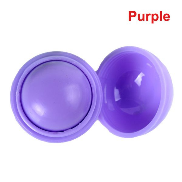

6 colors cute round ball lip balm 3d lipbalm fruit flavor lip smacker natural moisturizing lips care balm lipstick dhl r b