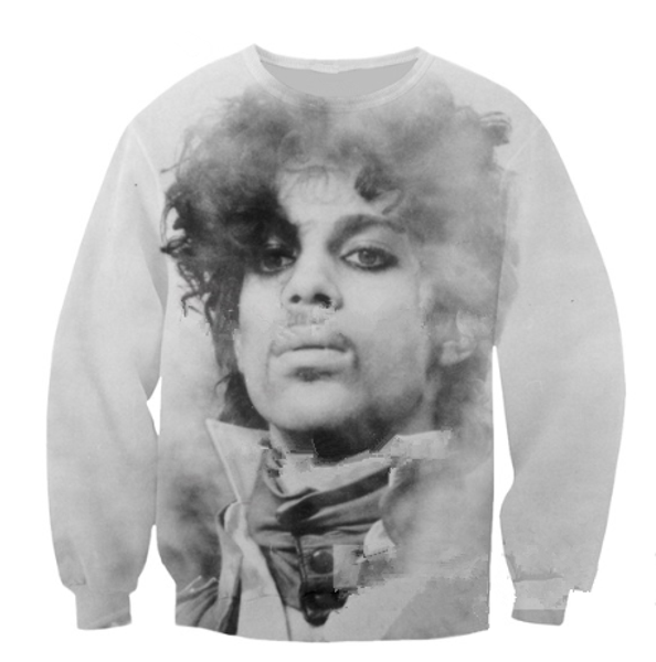 

new fashion singer prince rogers nelson sweatshirt men women 3d print 3d funny long sleeve tracksuit pullover outerwear casual w32, Black