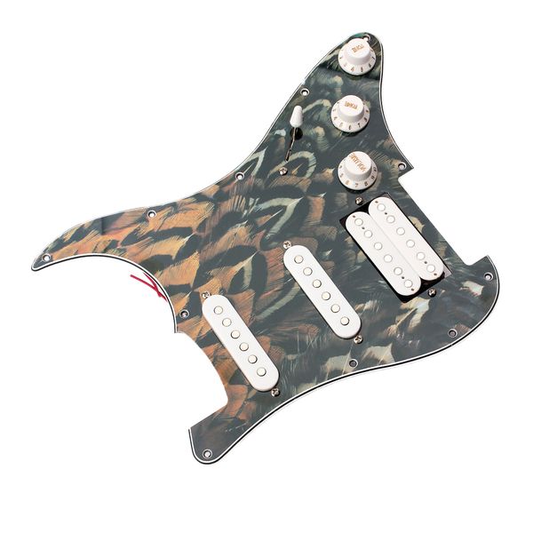 

11 отверстий, 3-слойные гитары strat накладка царапина пластина для stratocaster замена электрической гитары