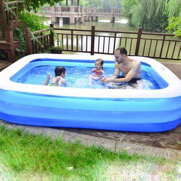 

thicken inflatable swimming pool children family household fishing ocean ball pool bathing tub baby home use size s-xxl