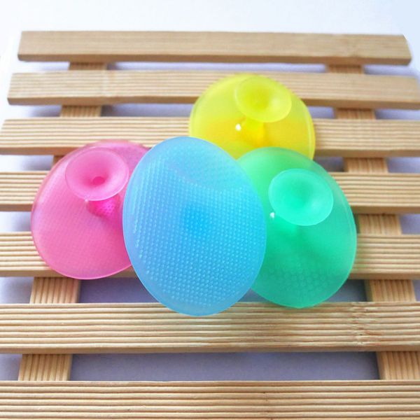 

newborn baby safe soft silica gel healthy shampoo brush massage bath brush soft brush infant body hair