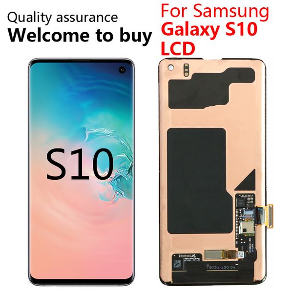 

original super amoled panels for samsung galaxy s10 g973f lcd touch screen with frame assembly