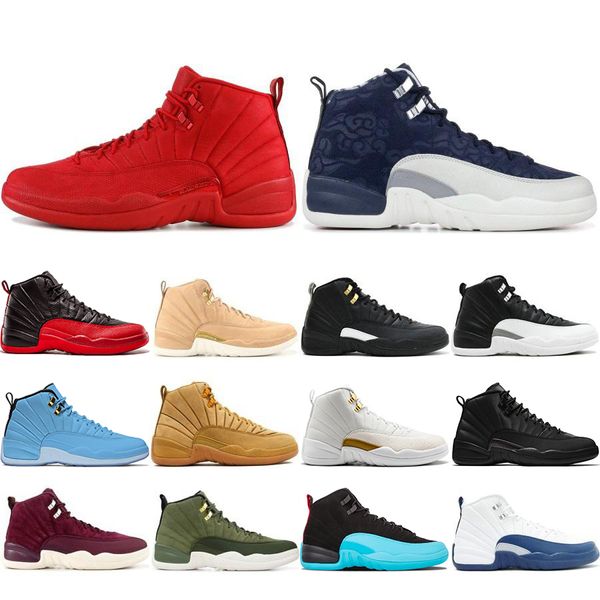 

New Style 12 12s Basketball Shoes For Man CNY Michigan Wntr Gym Red NYC Wool Bulls XII Designer Shoe Sports Mens Trainers Sneakers