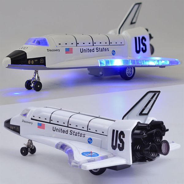 

8 force inch сплава управления space shuttle модель light sound toy plane подарок для детей