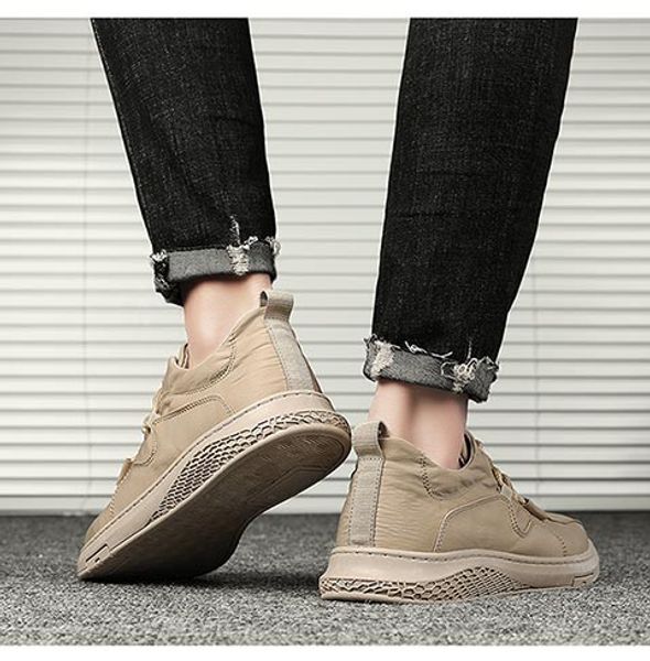 

summer 2020 new high-quality canvas shoes board shoes trendy men's outdoor breathable sports 39-44, Black