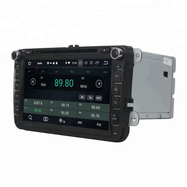 

ips octa core 2 din 8" android 8.0 car dvd player for vw volkswagen passat tiguan touran caddy skoda seat cc polo jetta golf car radio