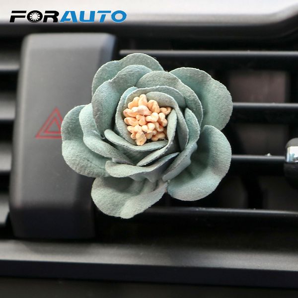 

forauto car air vent perfume solid fragrance auto outlet air freshener car styling flower scent 4 colors