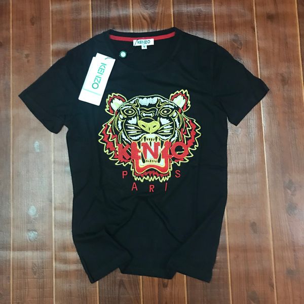 

ken2o mens designer tshirt brand t-shirts women breathable shorts short sleeve tiger shirt luxury embroidery tiger tee 565 20032407t, White