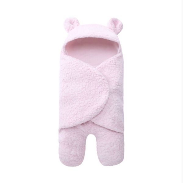 

autumn and winter baby sleeping bag newborn split leg package warm and comfortable baby plus velvet quilt, Blue