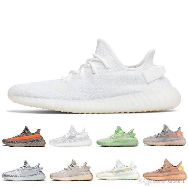 

kanye v2 west static reflective men women glow in the dark clay hyperspace true form beluga 2.0 men women running designer shoes
