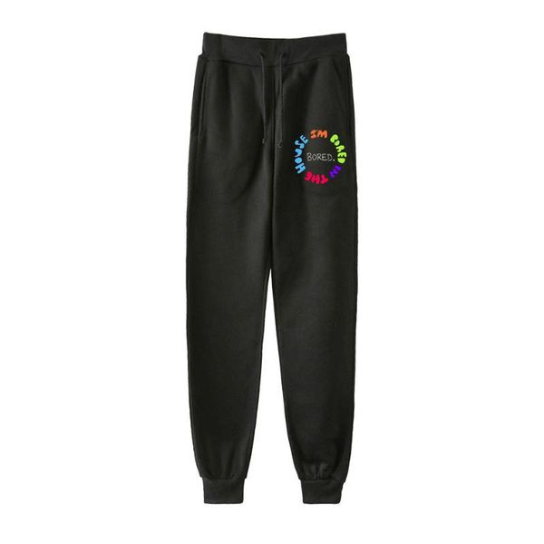 

the detroit artist curtis roach casual pants i m bored in the house pants: curtis roach collection sports korean loose ins pants, Black
