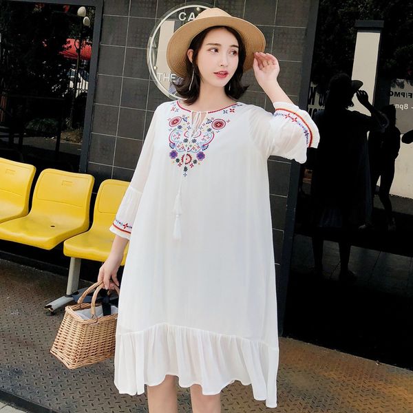 

maxi maternity dress maternity pgraphy props pregnancy clothing lace dress robe shooting picture pregnant, White