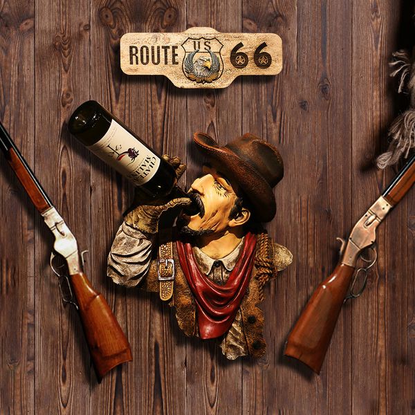 

american retro western cowboy creative wall decoration wall hanging pendant bar home decoration accessories for living room