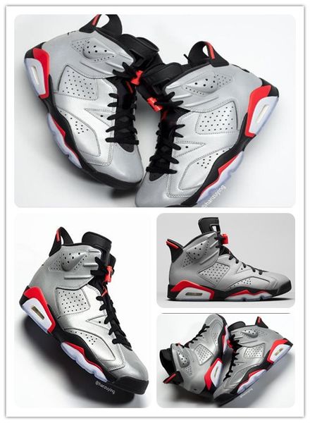 

6 jsp reflective bugs bunny mens basketball shoes 3m 6s reflective silver sports shoes with boxes ment 2019 infrared sneakers