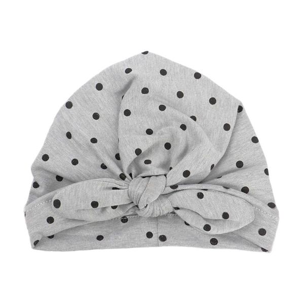 

baby cotton pullover cap ears knotted dot baotou cap children's hat for boys girls solid color children hat, Yellow