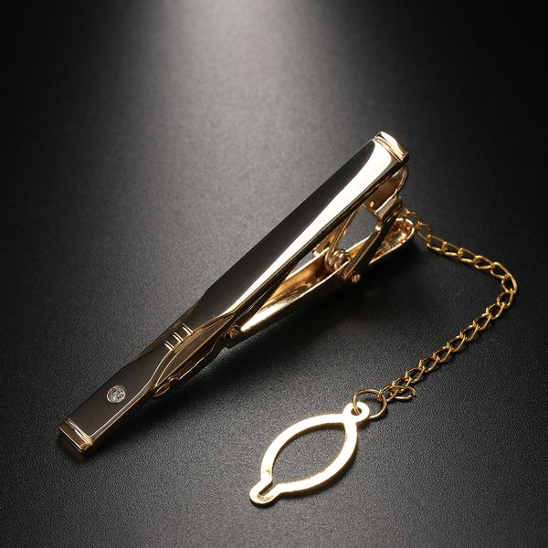 

1 pcs new arrival alloy metal silver gold color simple necktie tie pin bar clasp clip clamp pin accessories wholesale, Silver;golden