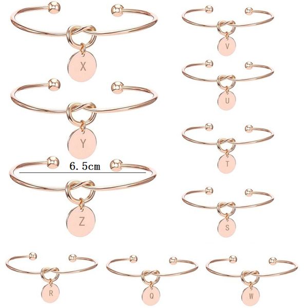 

valentine`s day gift for girlfriend wife daughter name initial letter bracelet presents bridesmaid wedding souvenir party favor