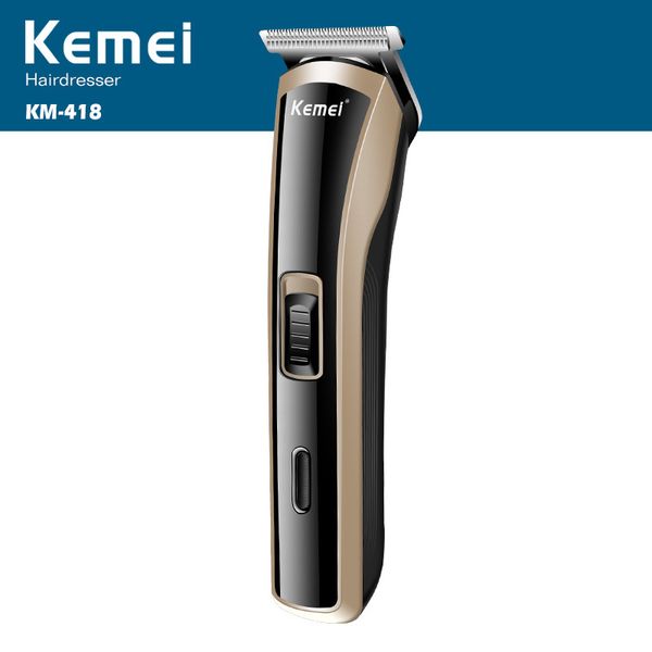 

2020 newst kemei professional men's mini powerful electric hair clipper hair trimmer styling tool carbon steel cutting head km-418