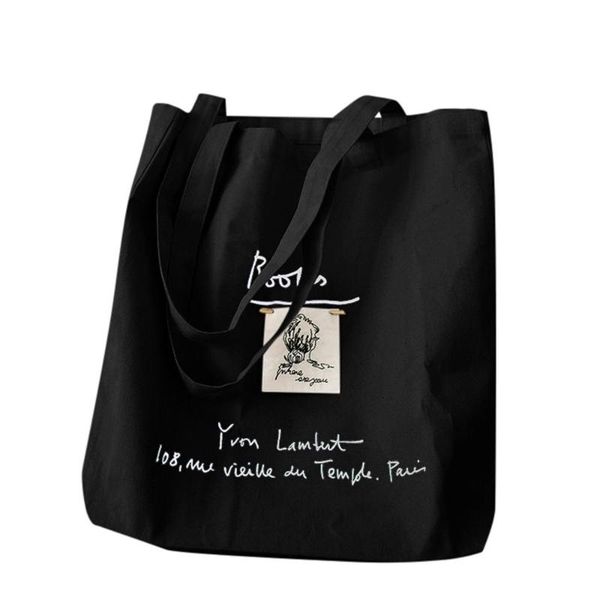 

women bag shoulder bag tote canvas environmental protection fashion wild simple wild casual temperament college style h1
