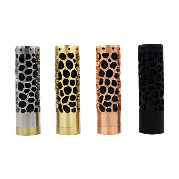 

Kennedy Vindicator mechanical mod Hollow Out Design Mech ecigarette fit 18650 20700 21700 Battery for 510 Tank DHL