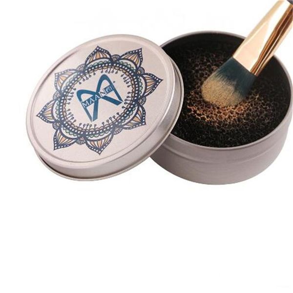 

Makeup bru h cleaning ponge clean ing bru h eye wa her uitable for eye hadow power quick crub tool z245 8 9